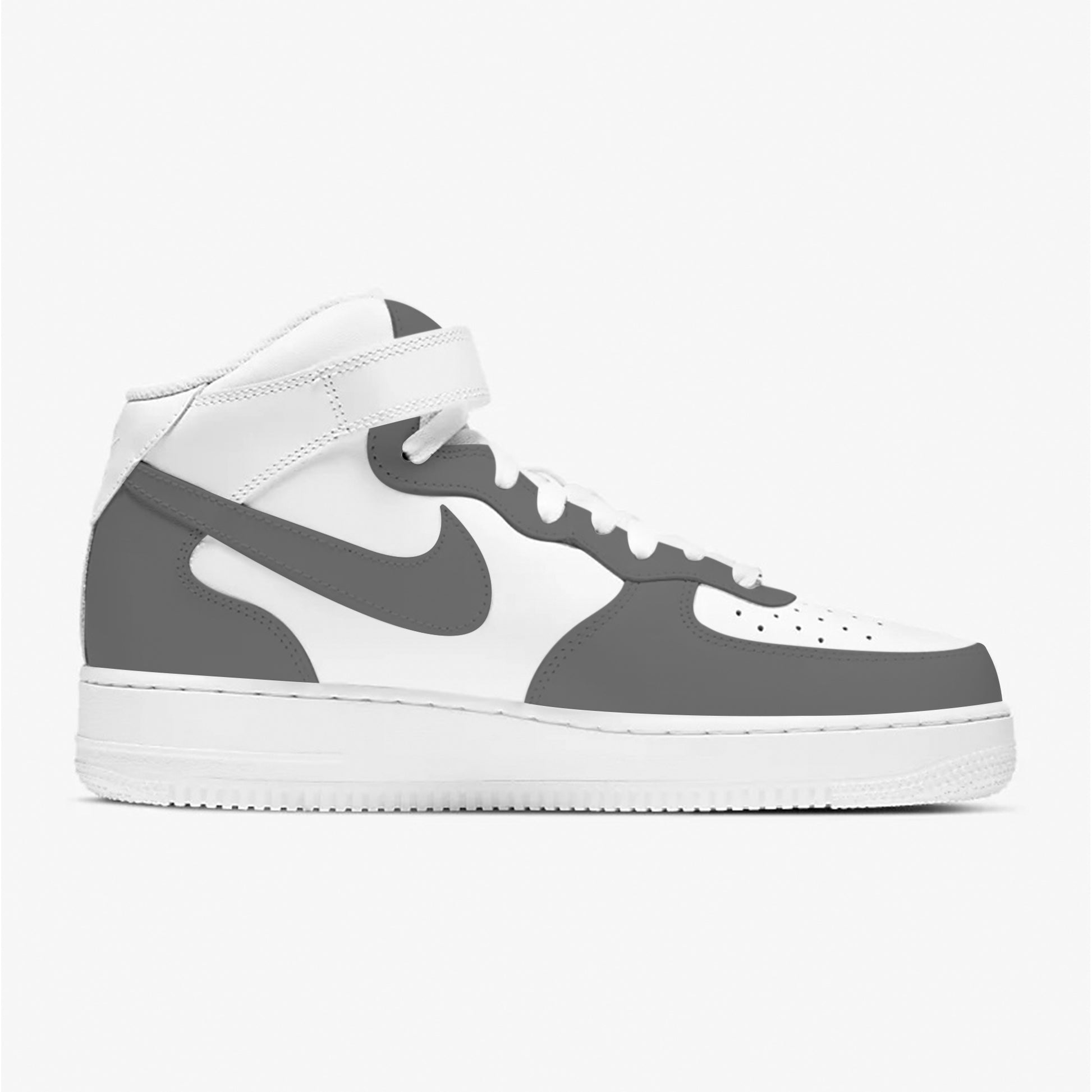 Customised Air Force 1 Grey - bbydesignsco