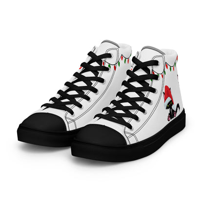 Meowy Christmas High Tops