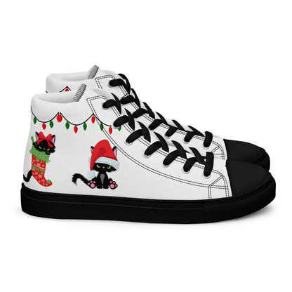 Meowy Christmas High Tops