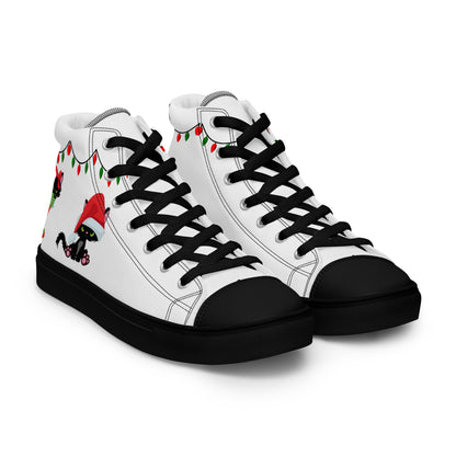 Meowy Christmas High Tops