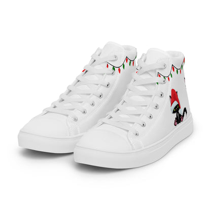 Meowy Christmas High Tops