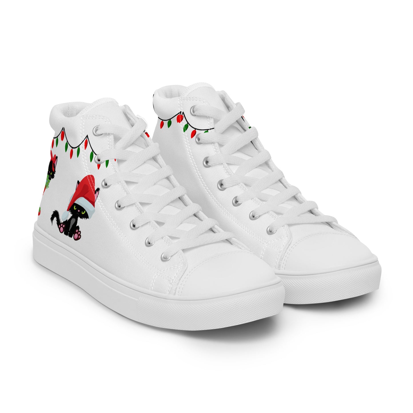 Meowy Christmas High Tops